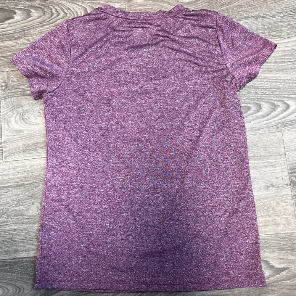 Kappa Athletic T-Shirt Purple Heathered Short Sleeve Top Medium 0187‎ - Picture 4 of 7